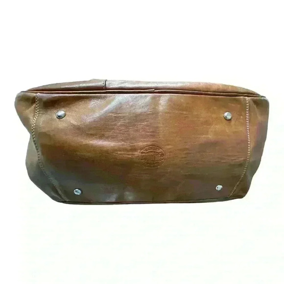 ROOTS Roots  AIR Carry On Leather Bag. Released for launch of Roots Air Airline - Picture 5 of 13